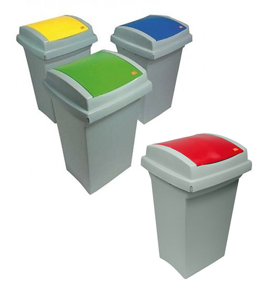 Contenitore per la raccolta differenziata – Bidone Recycling 50 Litri