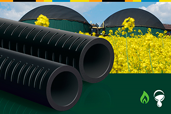 Tubi per captazione biogas e drenaggio da scarto industriale – Reno Drain PSV SI