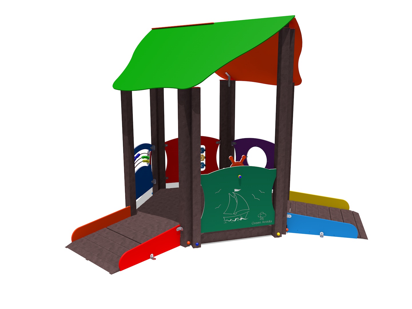Gioco – Capanna Esagonale Accessibile – H555R