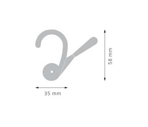 Gancio a bottone – 134-RPP-NE