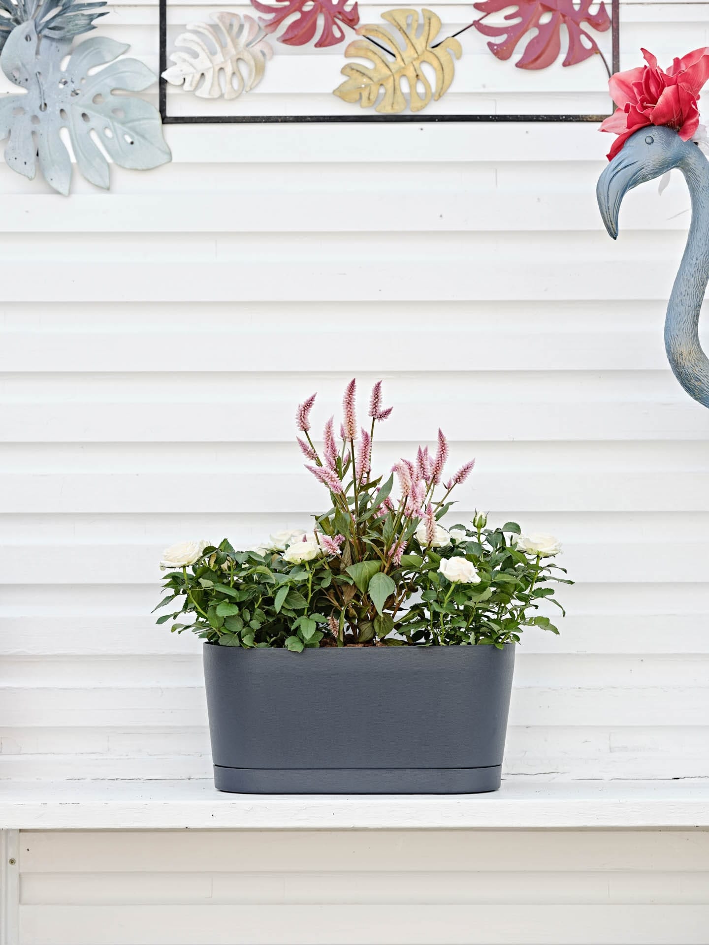 Vaso da fiori da mix eco – Vega 40 ash – 30519040005