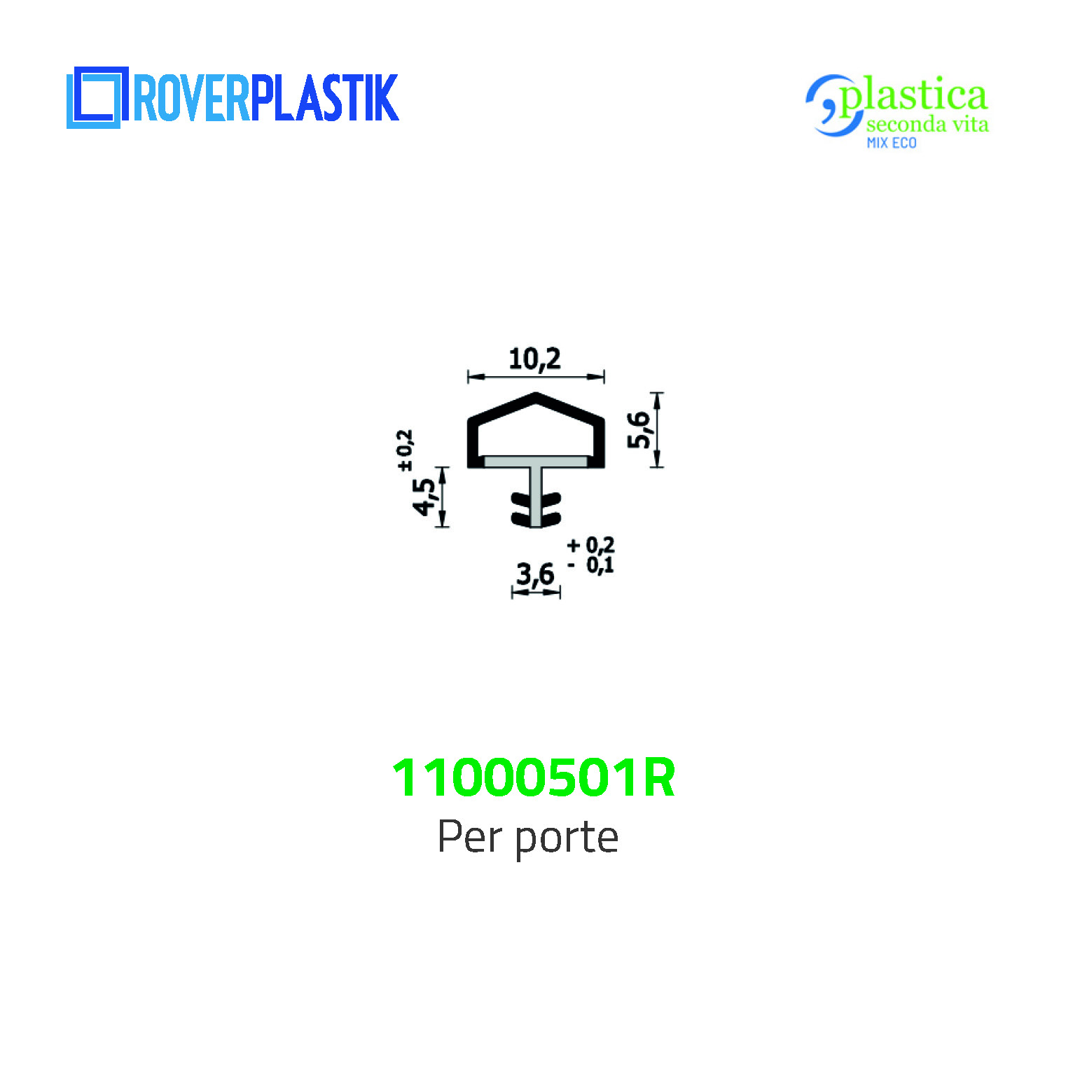 Guarnizione per porte – 11000501R