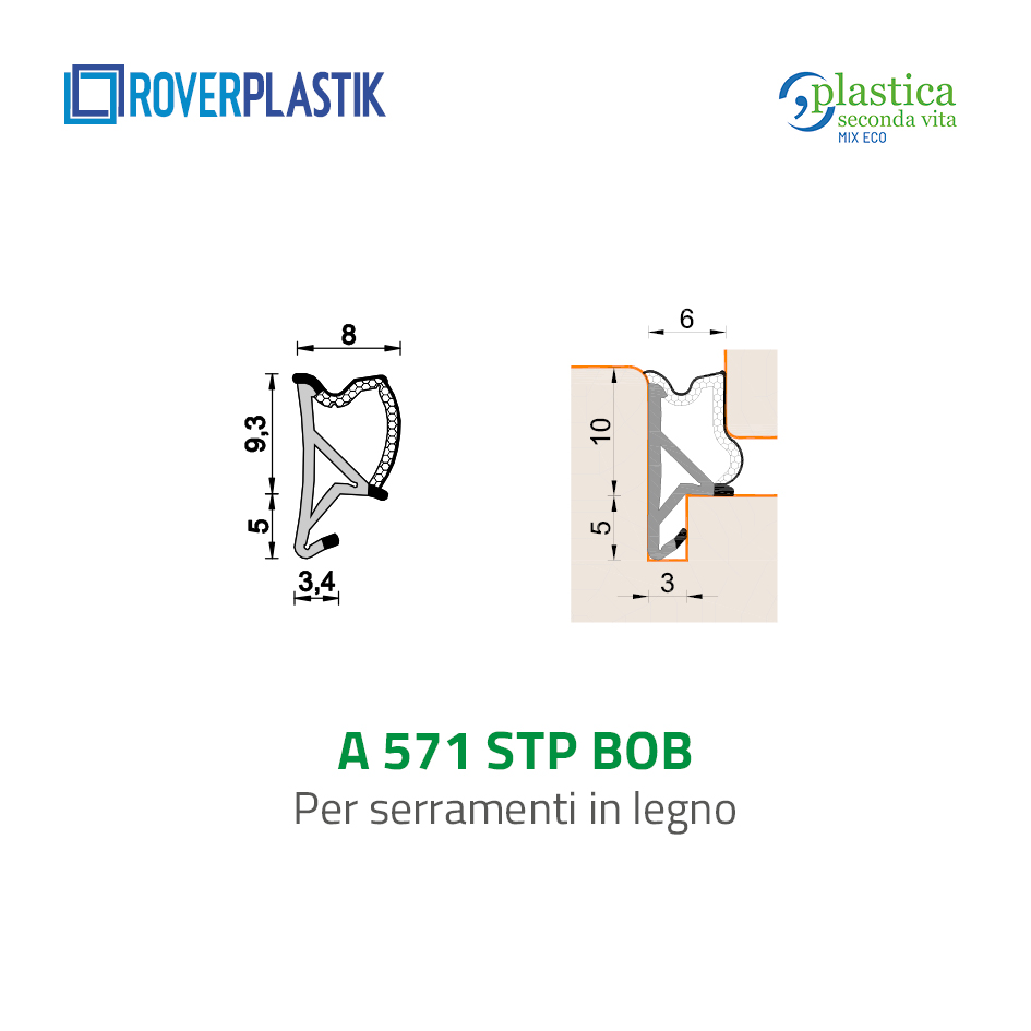 Profili per finestre in legno – 571 STP BOB