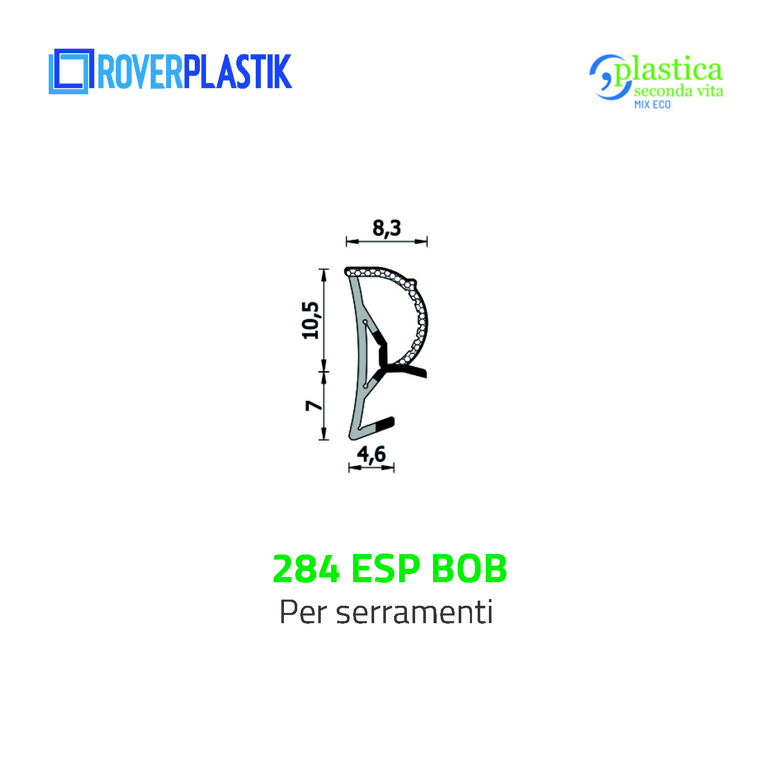 Guarnizione per finestre – 284 ESP BOB