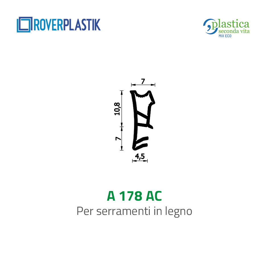 Guarnizione per finestre in legno – 178 AC