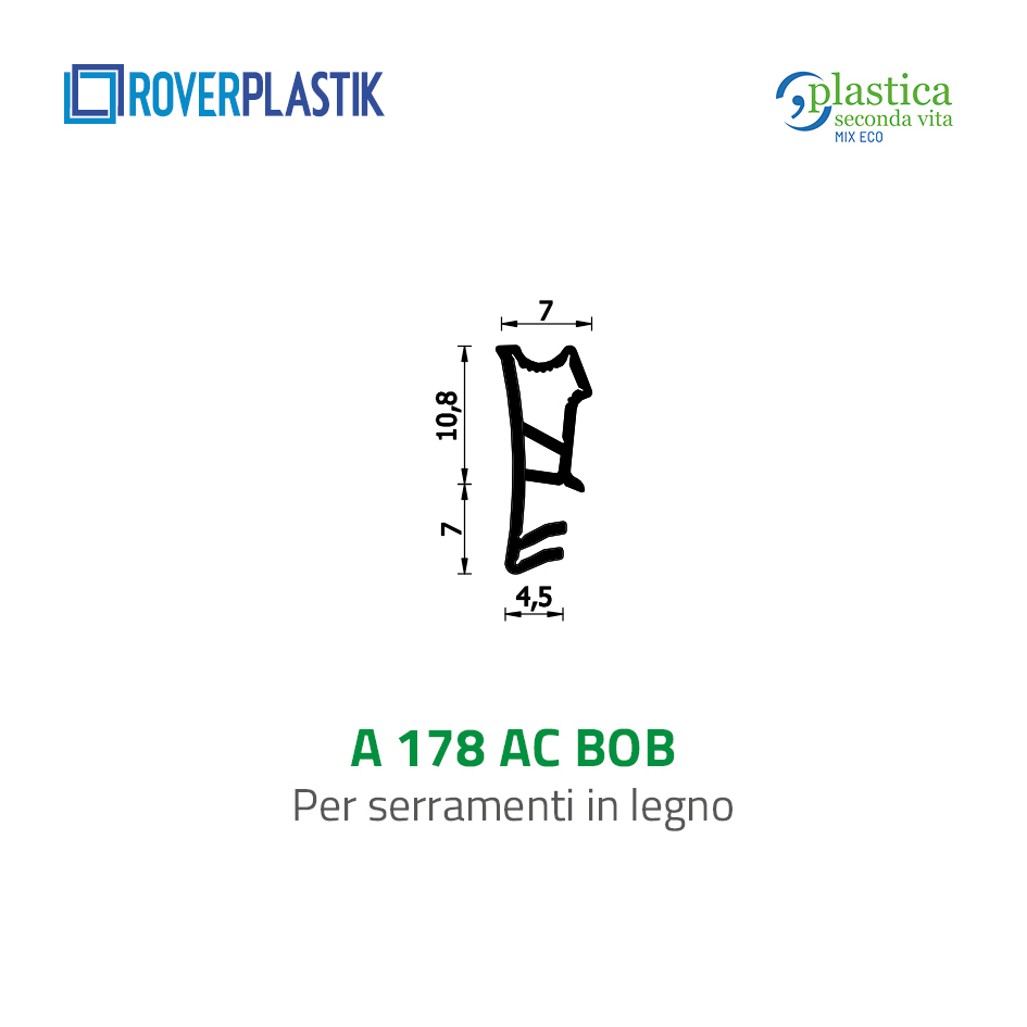 Guarnizione per finestre in legno – 178 AC BOB