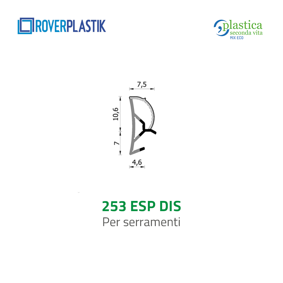 Guarnizione per finestre – 253 ESP DIS