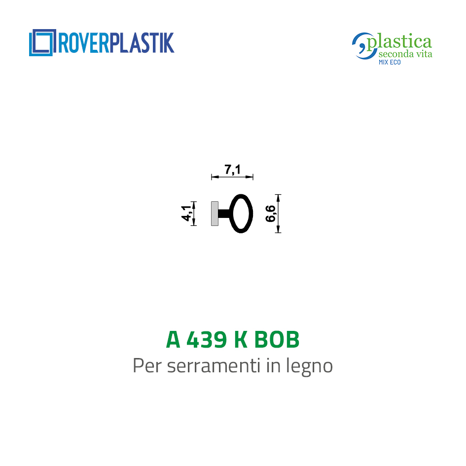 Guarnizione per finestre in legno – 439 K BOB