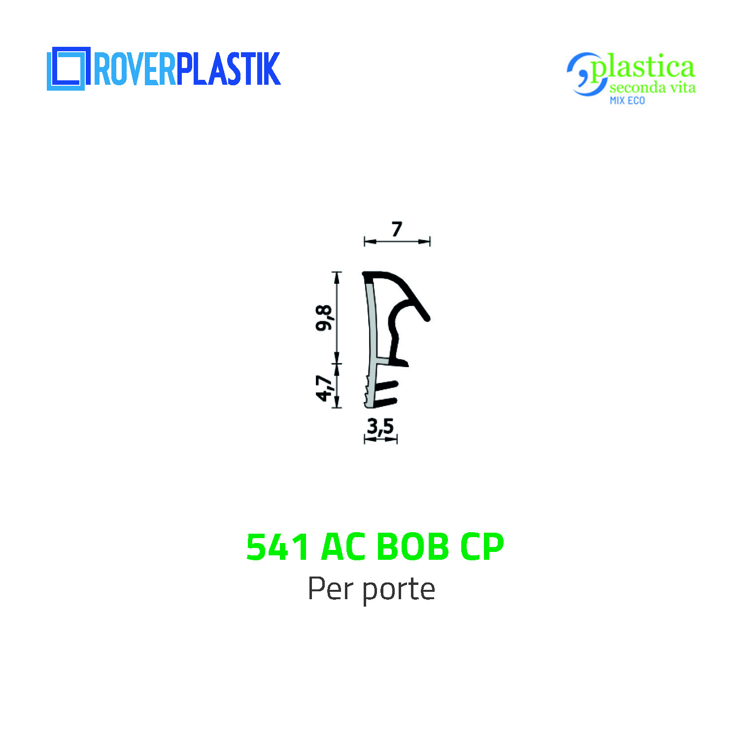 Guarnizione per porte – 541 AC BOB CP
