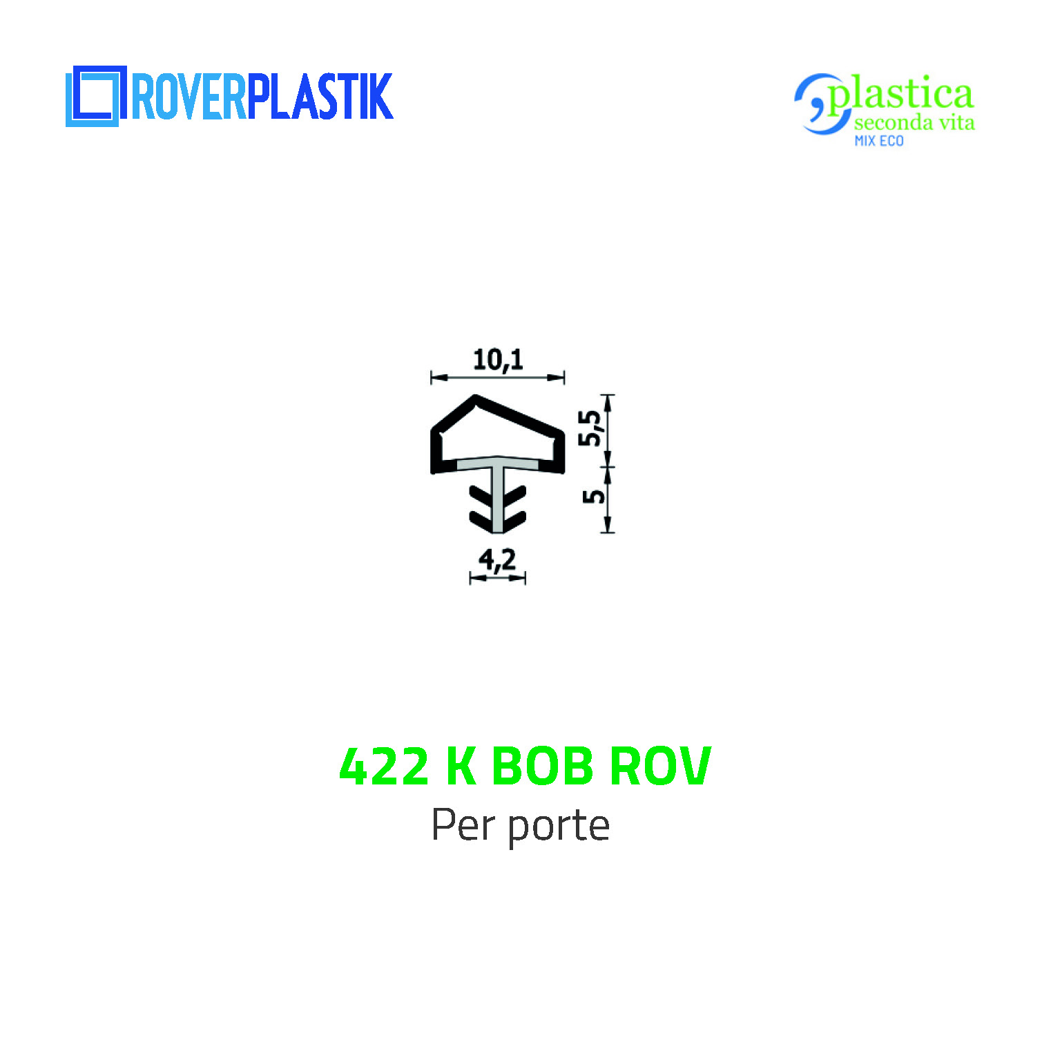 Guarnizione per porte – 422 K BOB ROV