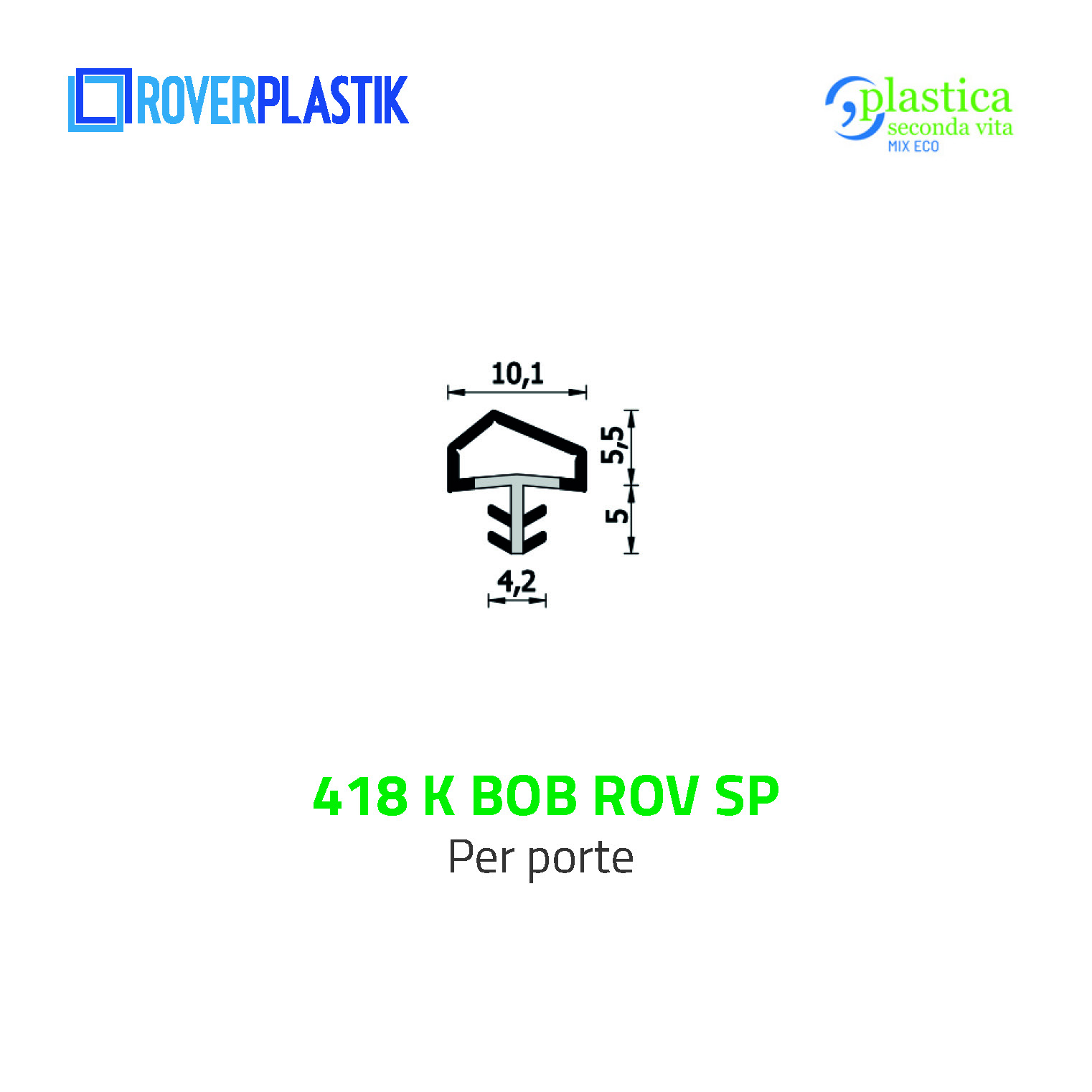 Guarnizione per porte – 418 K BOB ROV SP