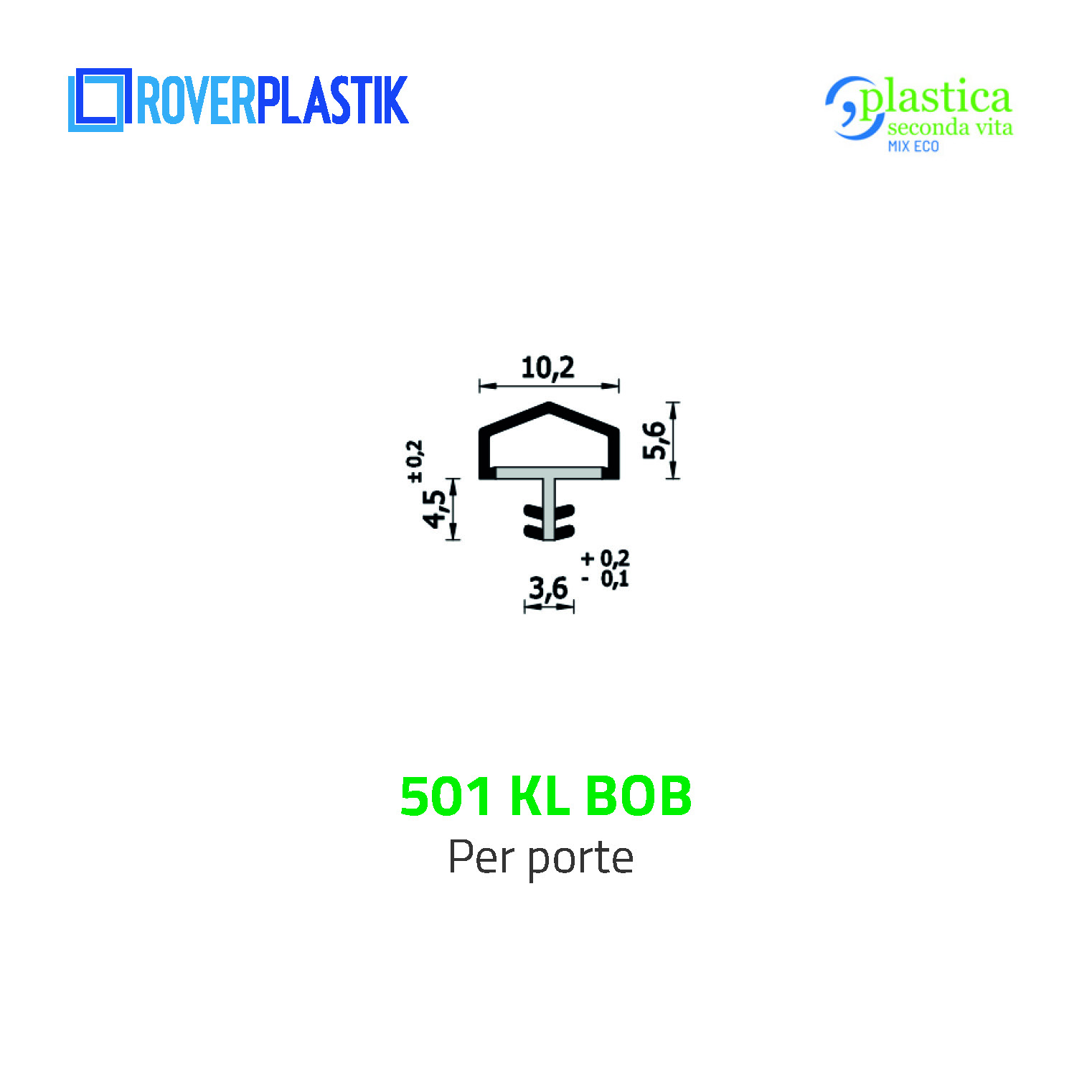 Guarnizione per porte – 501 KL BOB