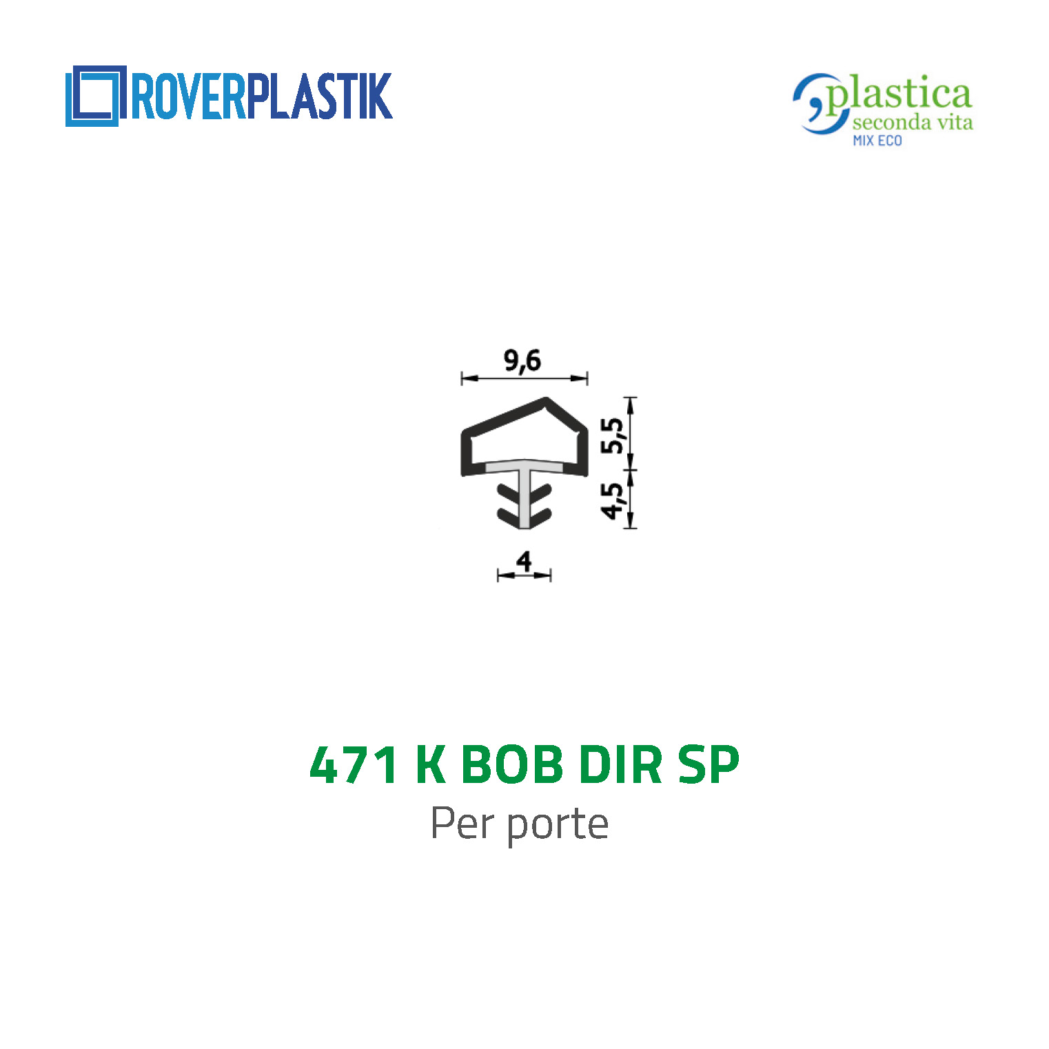 Guarnizione per porte – 471 K BOB DIR SP