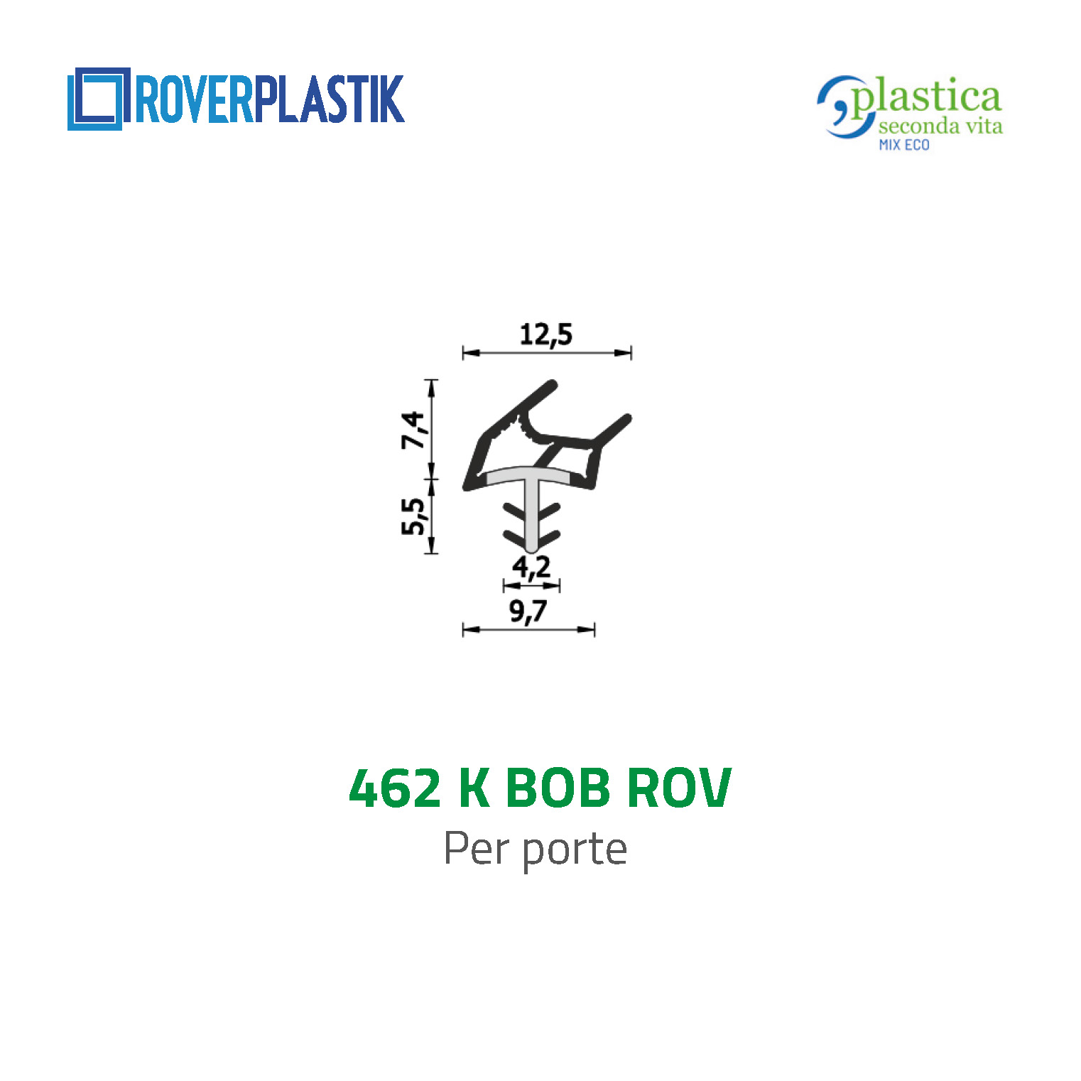Guarnizione per porte – 462 K BOB ROV