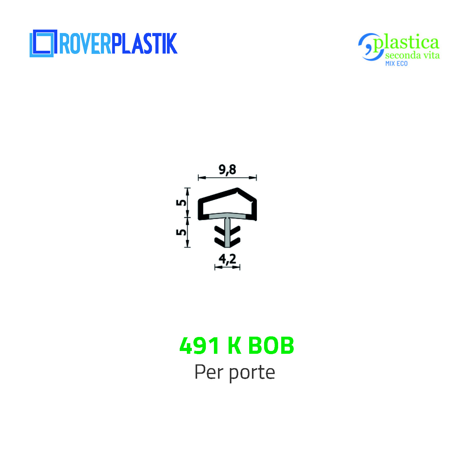 Guarnizione per porte – 491 K BOB