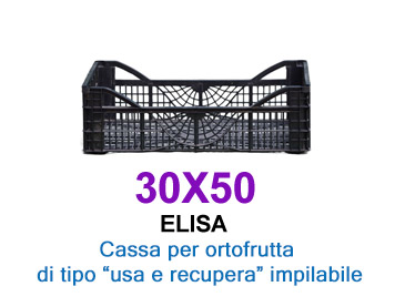 Cassa per ortofrutta usa e recupera – Elisa