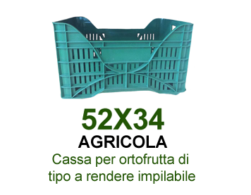Cassa per ortofrutta riutilizzabile – Agricola