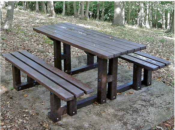 Tavolo panca Pic Nic senza Schienale div. abili