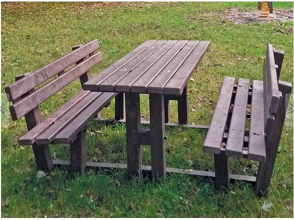 Tavolo panca Pic Nic con Schienale div. abili