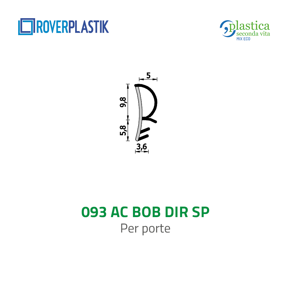 Guarnizione per porte – 093 AC BOB DIR SP