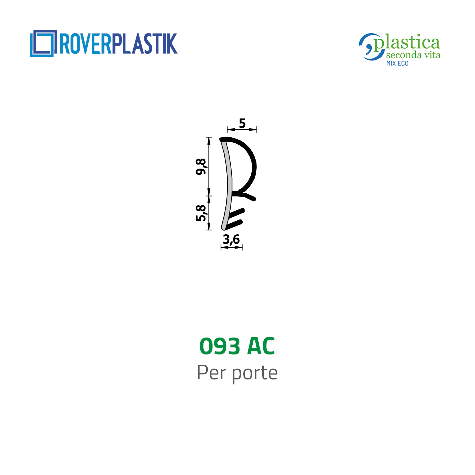 Guarnizione per porte – 093 AC