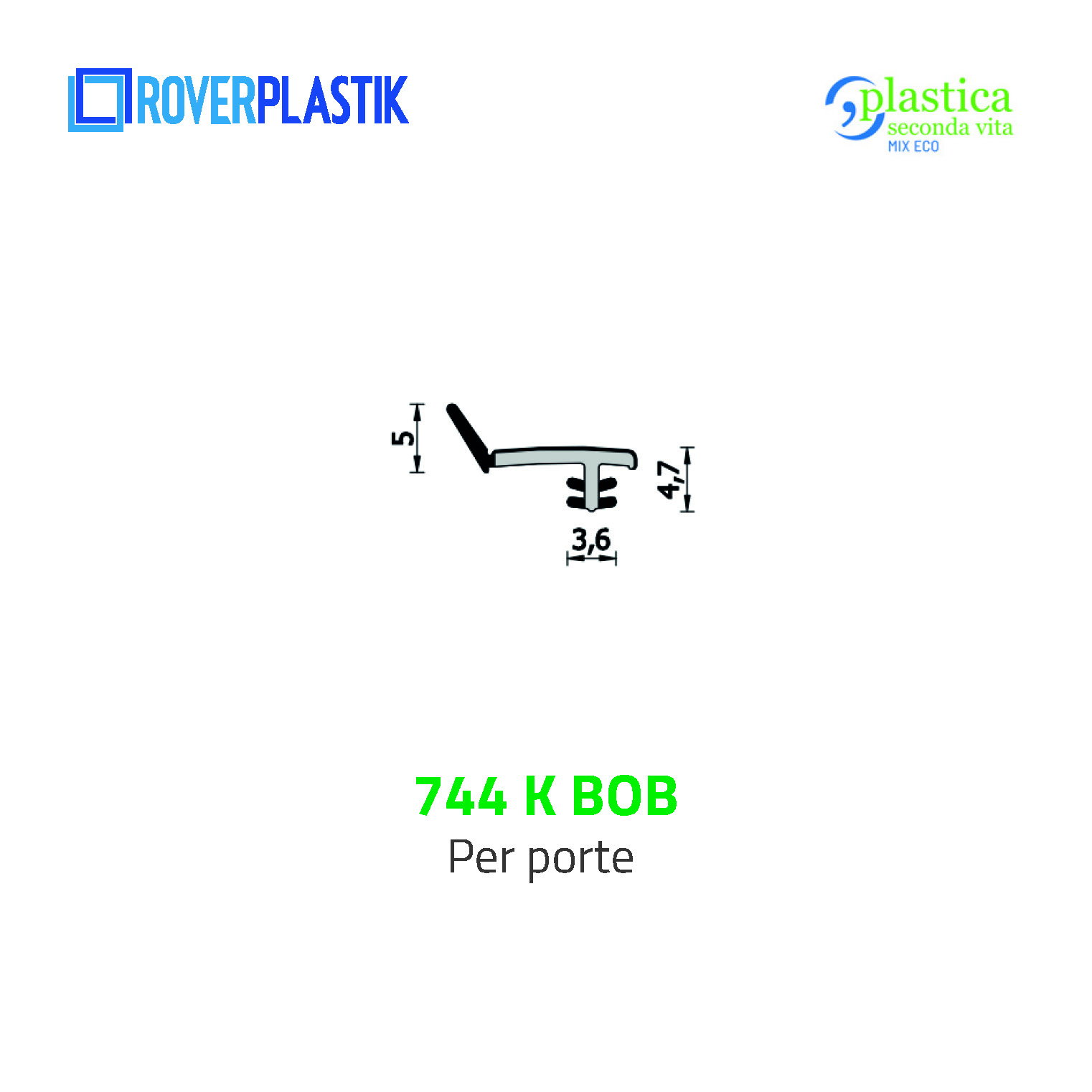 Guarnizione per porte – 744 K BOB