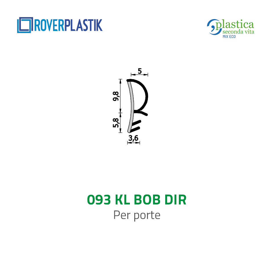 Guarnizione per porte – 093 KL BOB DIR