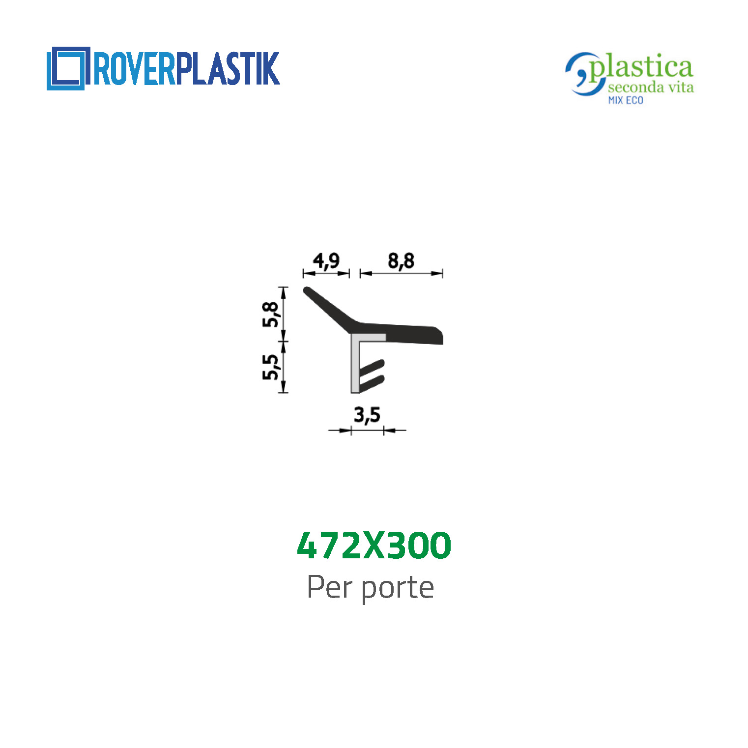 Guarnizione per porte – 472X300