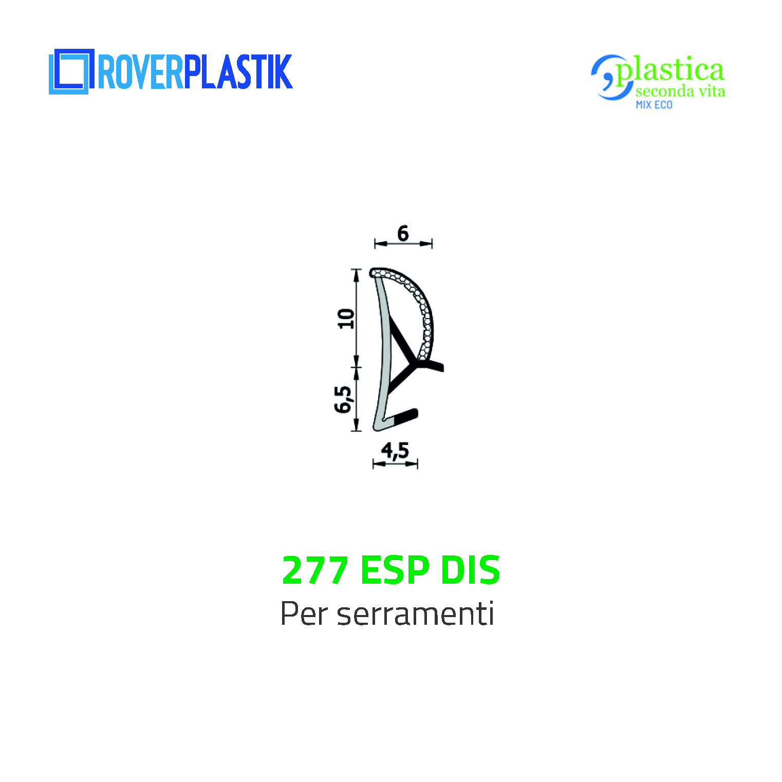 Guarnizione per finestre – 277 ESP DIS