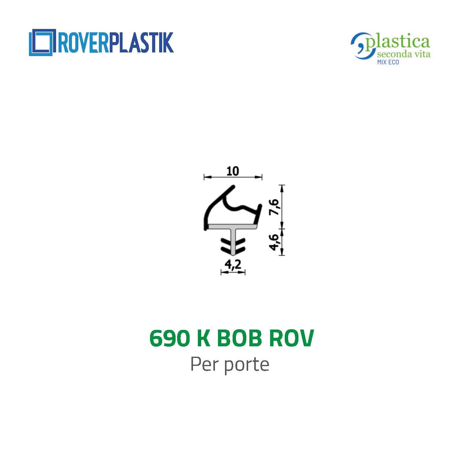 Guarnizione per porte – 690 K BOB ROV