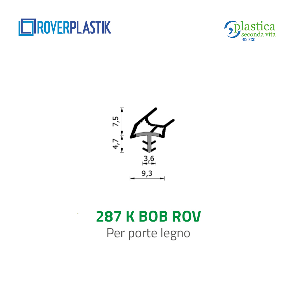 Guarnizione per porte in legno – 287 K BOB ROV