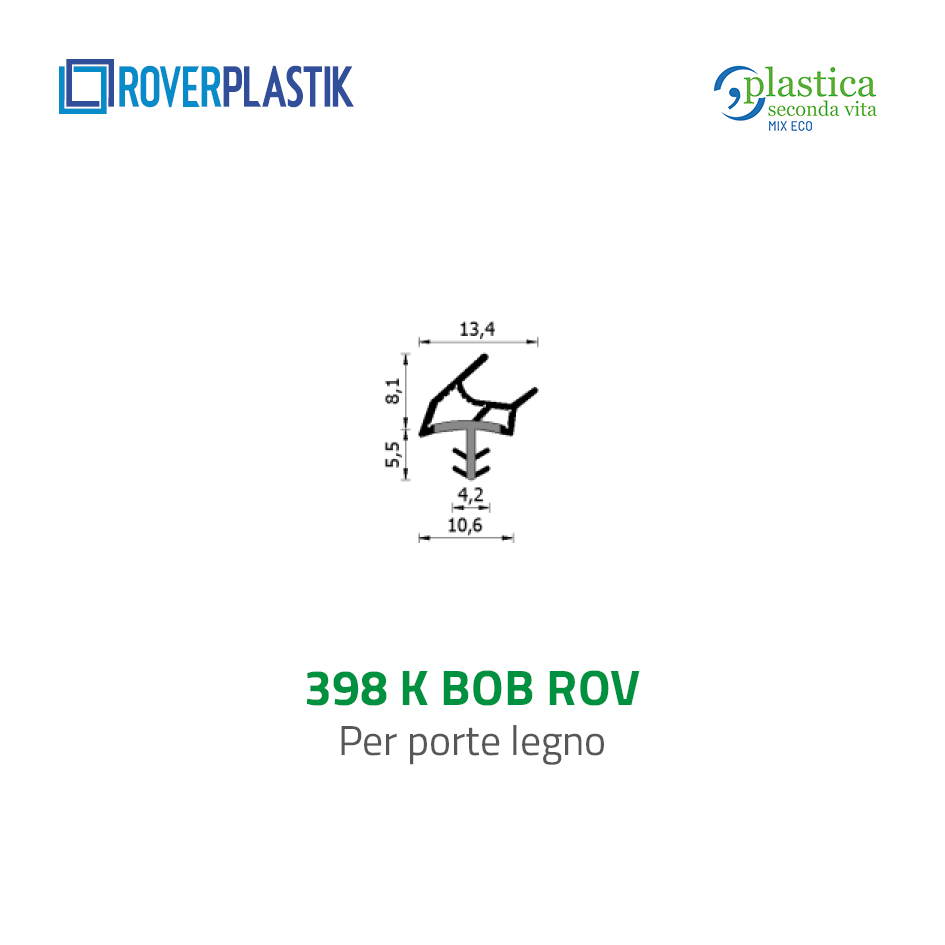 Guarnizione per porte in legno – 398 K BOB ROV