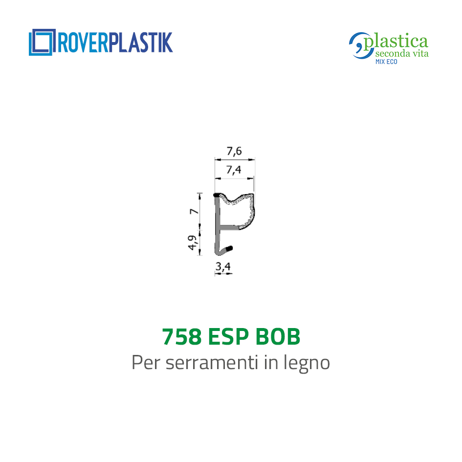 Guarnizione per finestre in legno – 758 ESP BOB