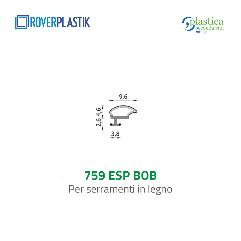 Guarnizione per finestre in legno – 759 ESP BOB