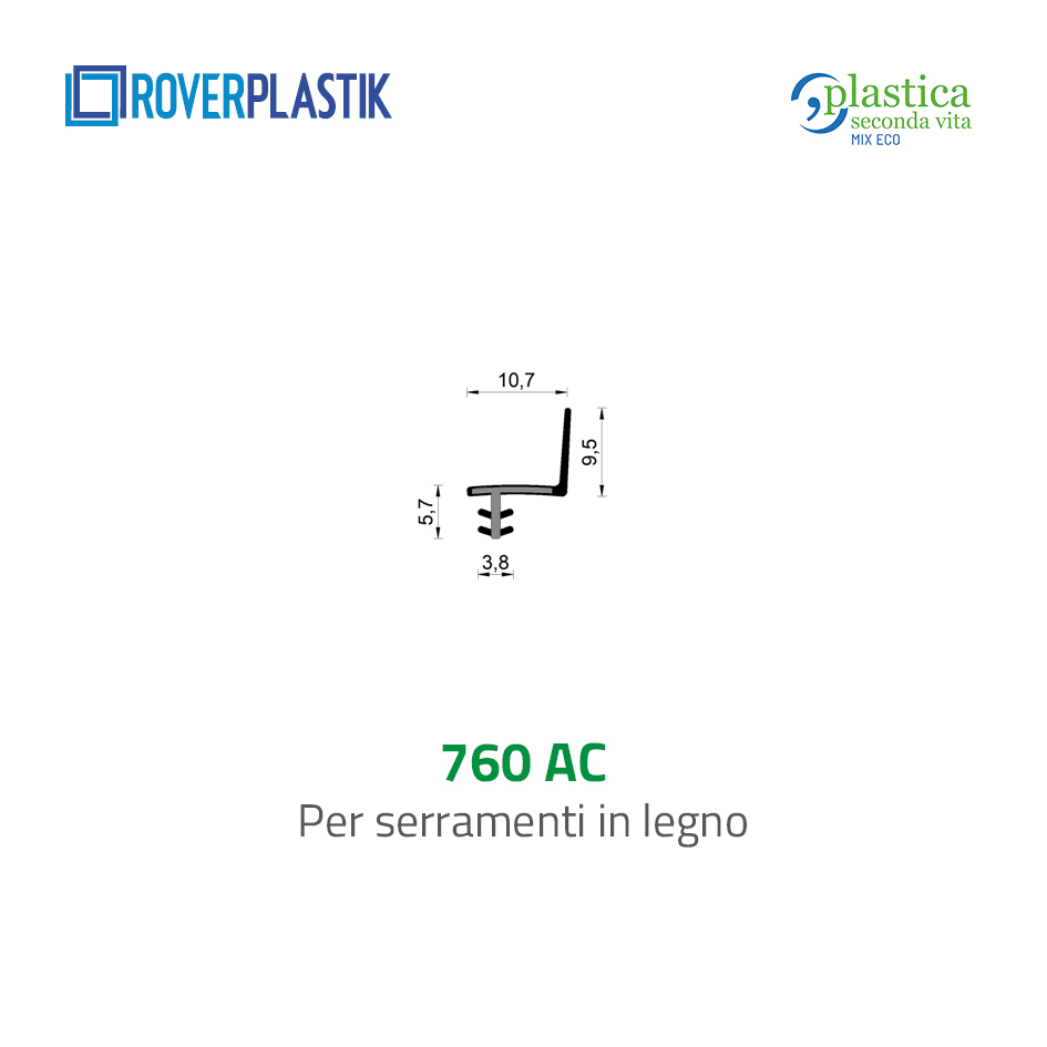 Guarnizione per finestre in legno – 760 AC