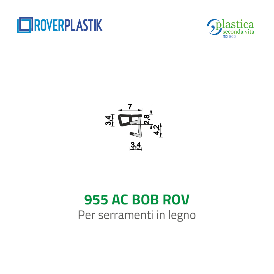 Guarnizione per finestre in legno – 955 AC BOB ROV