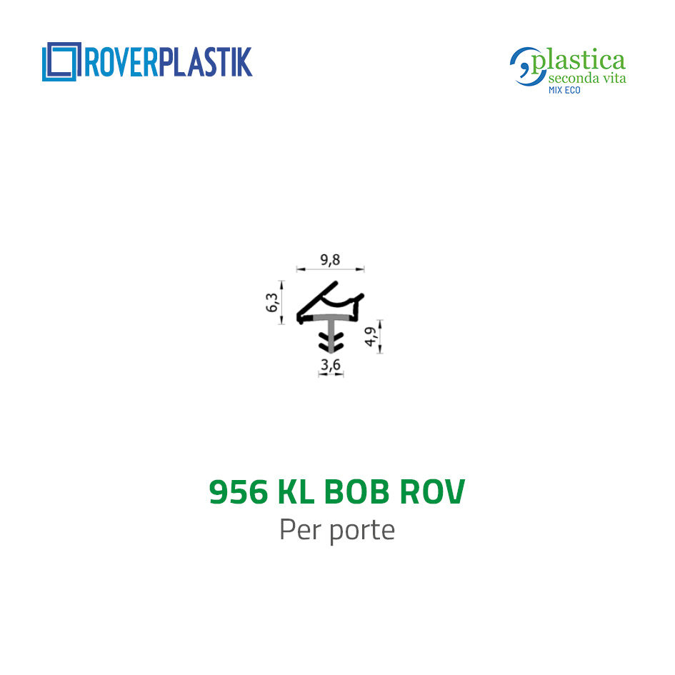 Guarnizione per porte in legno – 956 KL BOB ROV