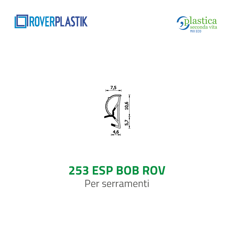 Guarnizione per finestre in legno – 253 ESP BOB