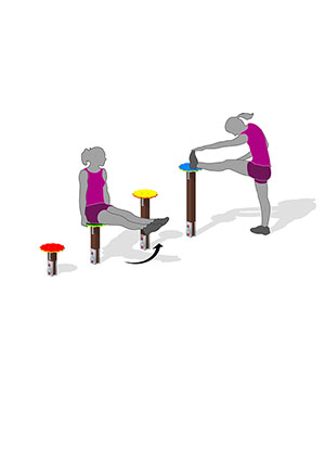 Percorso Vita – Pedane per lo Stretching – PSR46