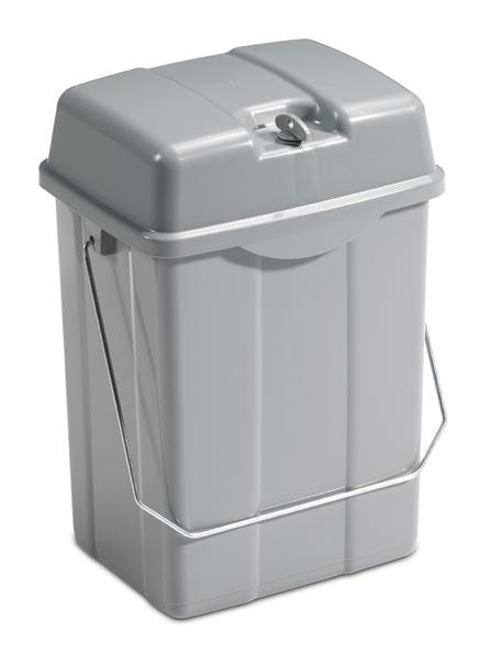 Contenitore per la raccolta differenziata – Contenitore 12 L con Coperchio e Serratura – 0000CO2012U