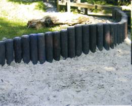 Pali rotondi rinforzati con punta e testa obliqua