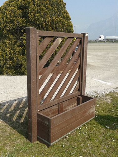 Isola ecologica Brera con fioriera o seduta – PS0901