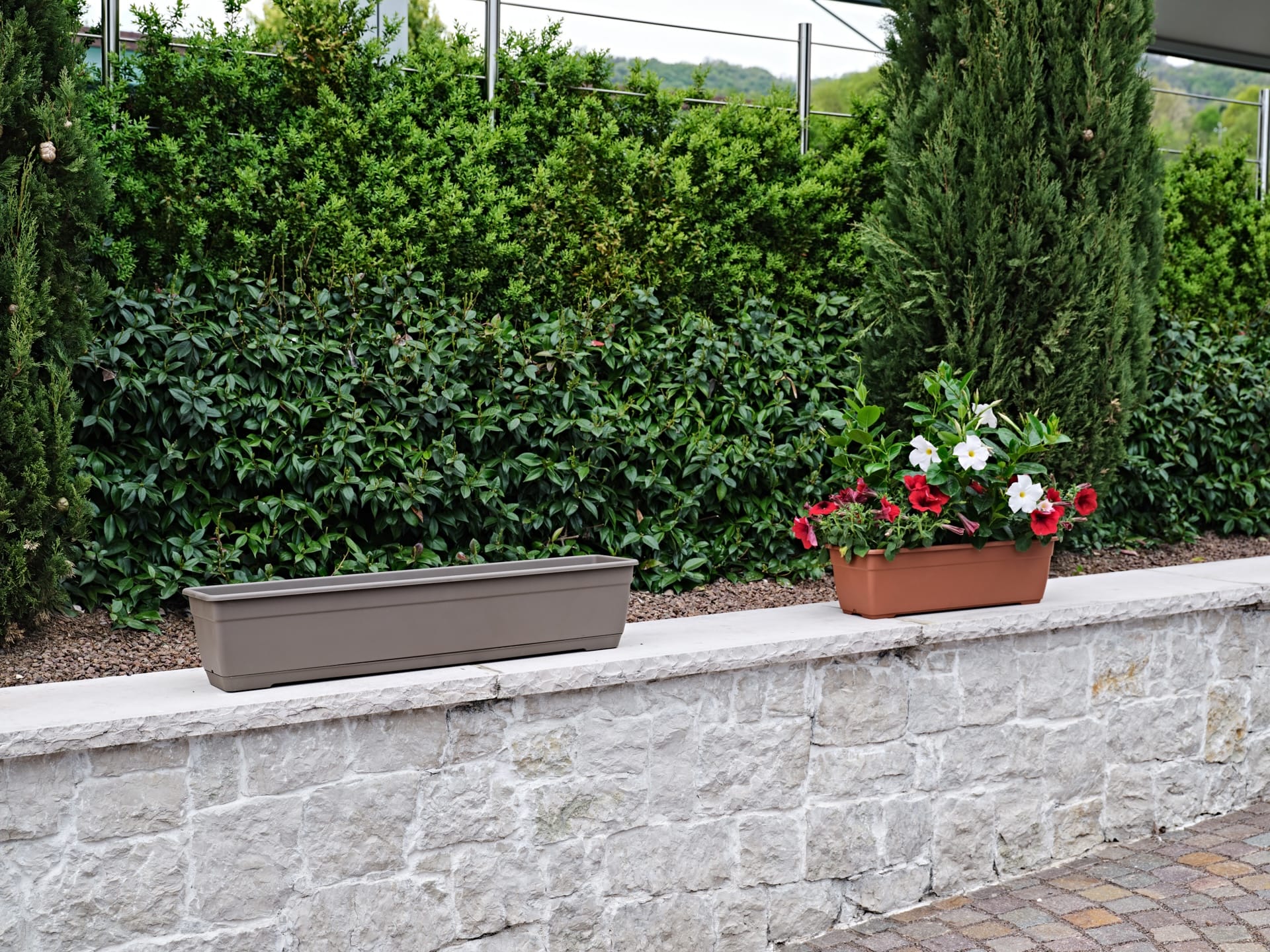 Vaso da giardino da raccolta differenziata – Birka WR 50 sand – 33166050001