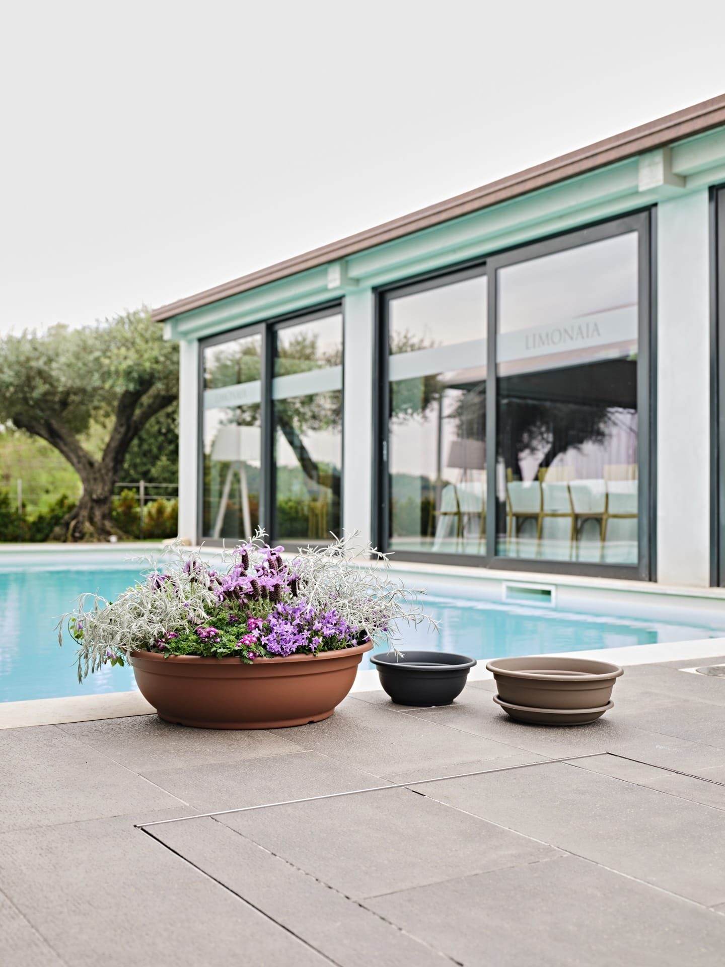 Vaso da giardino da raccolta differenziata – Ebla 27 clay – 33167027001