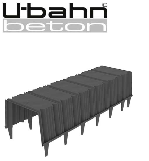 Cassero a perdere per solai monodirezionali alleggeriti – U-BAHN BETON H20