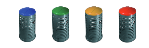 Trespolo portasacco con coperchio integrato non riciclato – C452038