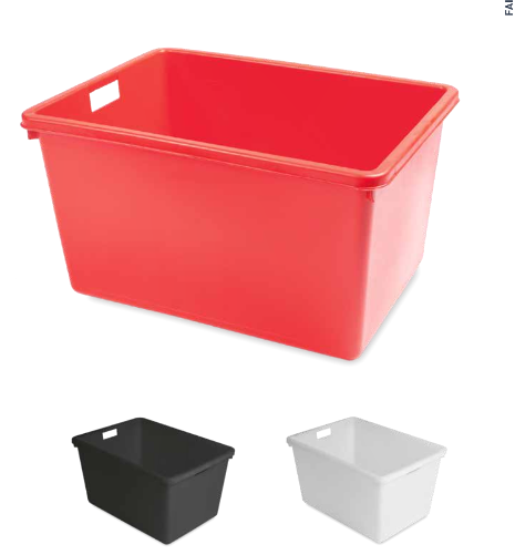 Corba rettangolare con maniglie rinforzate in ferro – P24000N