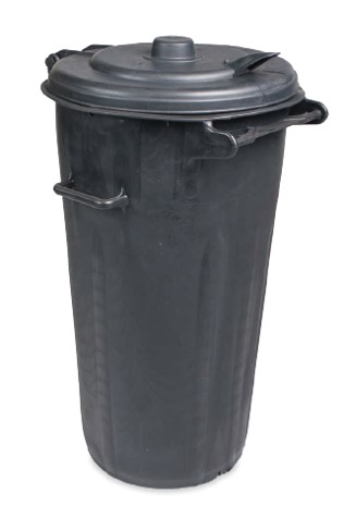 Bidone Immondizia con Coperchio e Cerniera – P140100