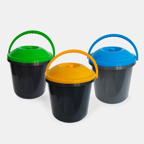 Pattumiera con coperchio ECO CLEAN 20 LT