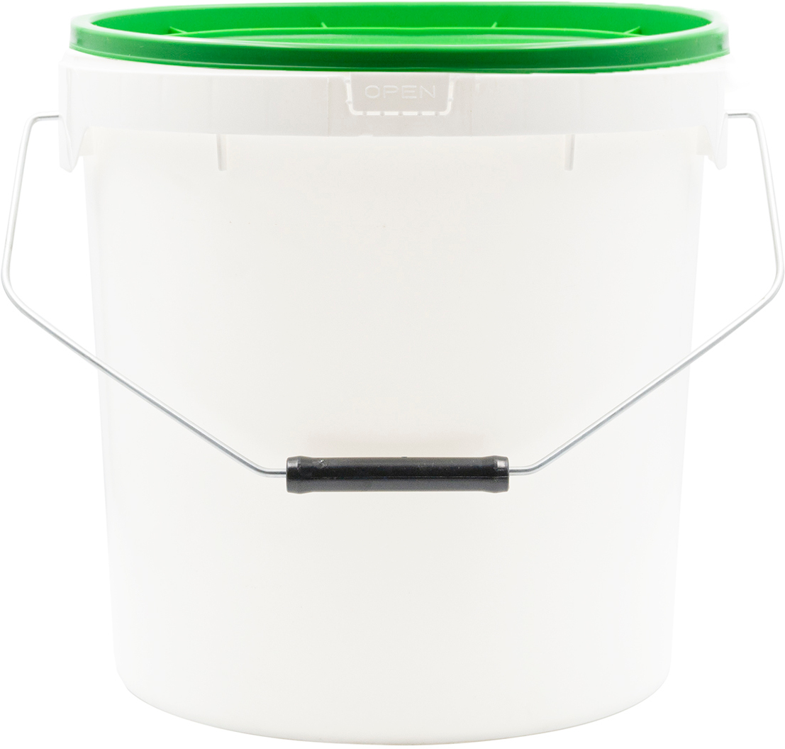 Secchio a forma tronco-conica con manico in ferro – N121 VE